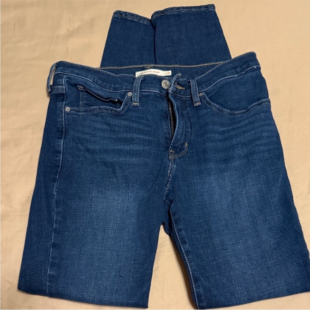 Signature by Levi Strauss Dark Blue Skinny Jeans